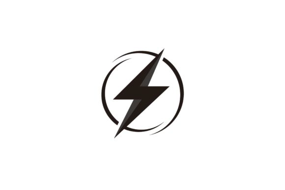 Download Electric Bolt Lightning Circle Logo - Premium Resources