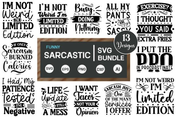 Download Funny Sarcastic SVG Bundle - Funny sarcastic svg Collection