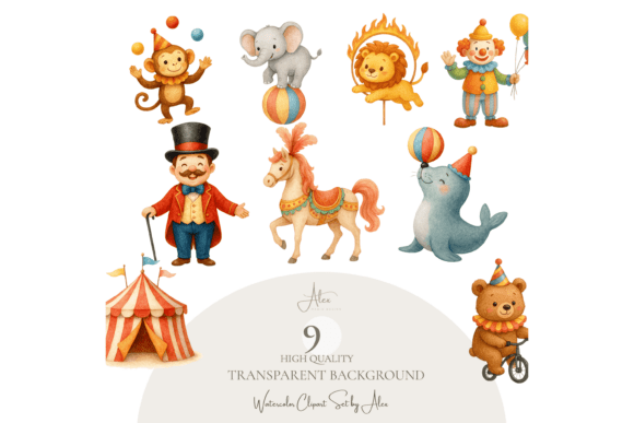 Download Circus Clipart Set - Set Collection