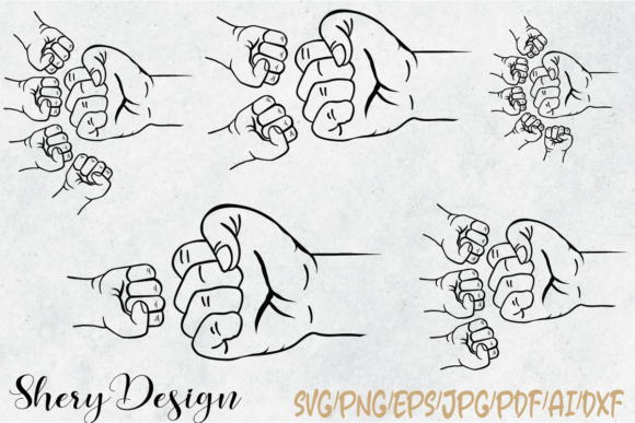 Download Father's Day Fist Bump Set Png - Set Collection